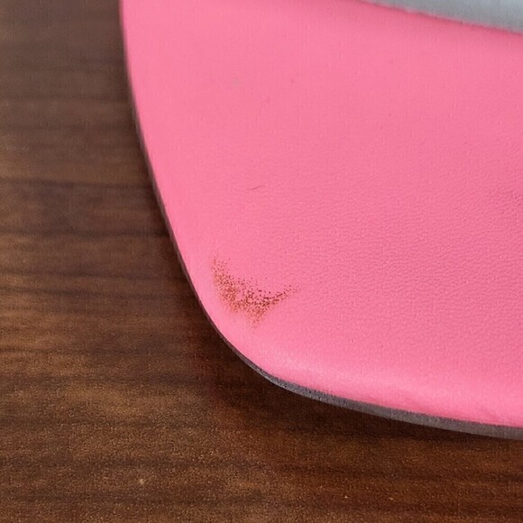 CHINESE LAUNDRY TANN Pink Designer Strappy Wedge Sandals Size 6.5 *FLAWS* - Picture 16 of 16